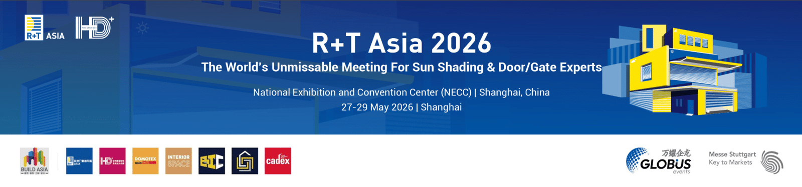 نمایشگاه در و پنجره چین 2026 شانگهای | R+T Asia